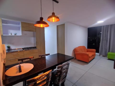 Kitchen or kitchenette, Living room