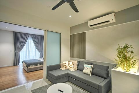 Living room, Seating area, air conditioner