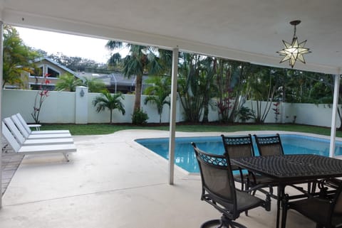 Patio, Day, Pool view, Swimming pool