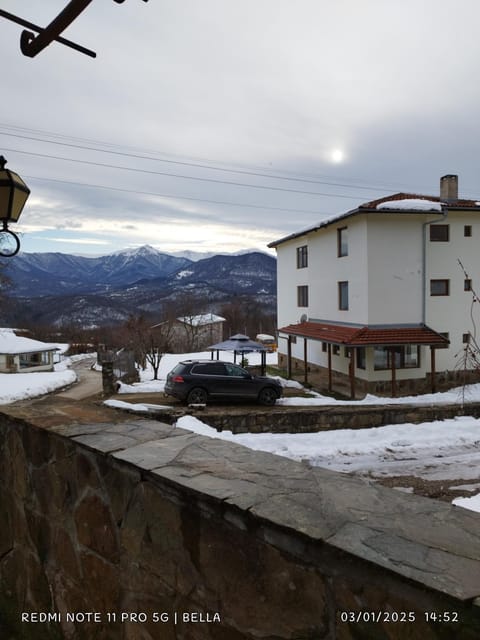 Natural landscape, Winter, Garden, Mountain view