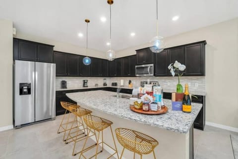 Dining area, dishwasher, oven, stove, kitchen