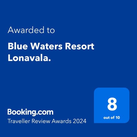 Blue Waters Resort Lonavala. Villa in Lonavla