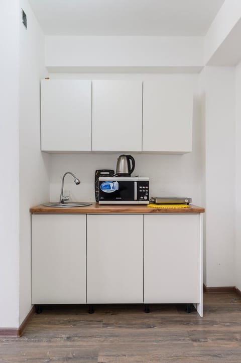 Kitchen or kitchenette, minibar