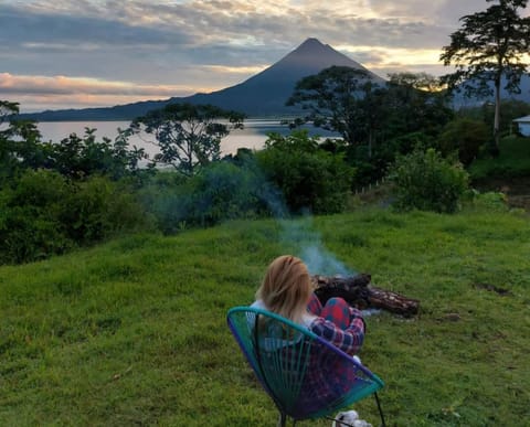 Nearby landmark, Natural landscape, Garden, Lake view, Mountain view, Sunset