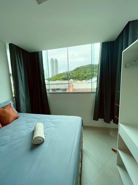 Bed, Natural landscape, View (from property/room), Bedroom