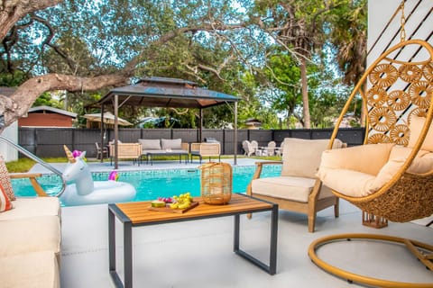 Patio, Garden view, Pool view