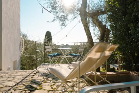 Patio, View (from property/room), Sea view, sunbed