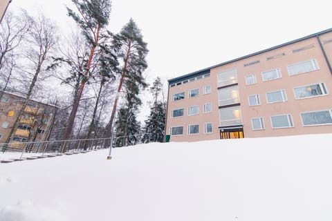 Property building, Day, Winter