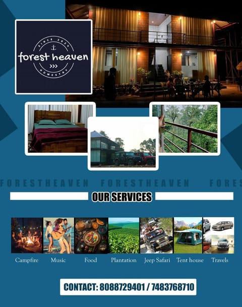 Forest Heaven Homestay Villa in Kerala