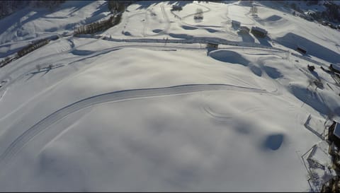 Natural landscape, Bird's eye view, Winter