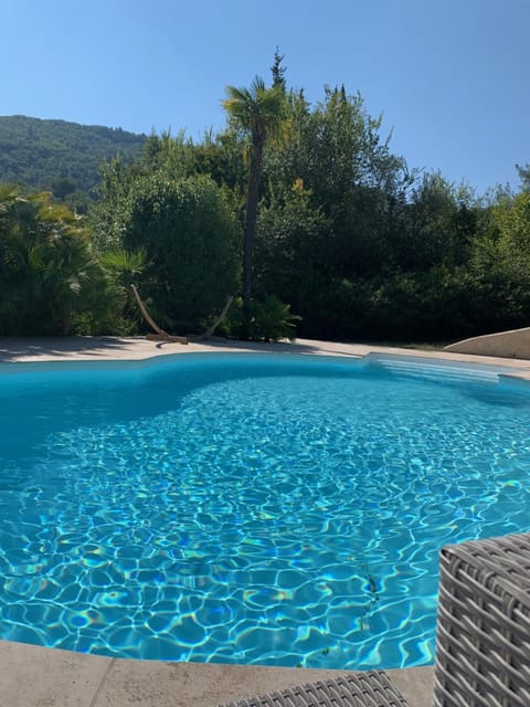 Natural landscape, Mountain view, Pool view, Swimming pool