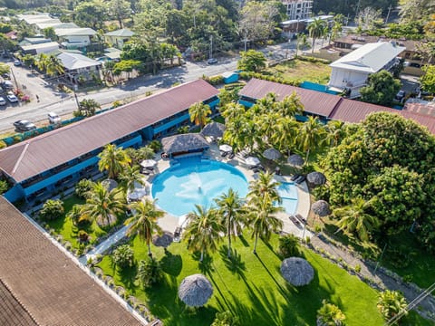 Natural landscape, Bird's eye view, Pool view, Swimming pool