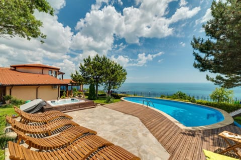 Property building, Pool view, Sea view, Swimming pool