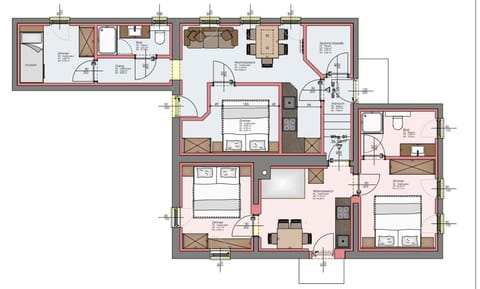Bathroom, Kitchen or kitchenette, Floor plan, Bedroom, kitchen, kitchen