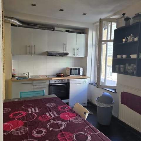 Kitchen or kitchenette, Communal kitchen, oven, stove, kitchen