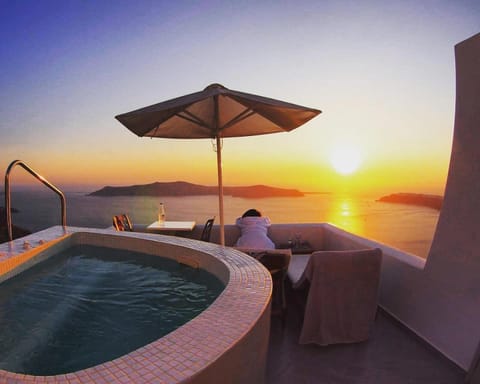 Hot Tub, Sunset