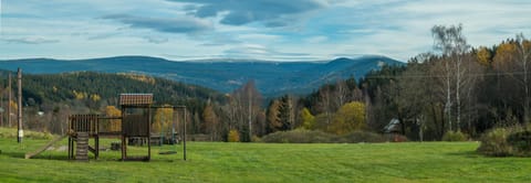 Natural landscape, Children play ground, Garden, Mountain view