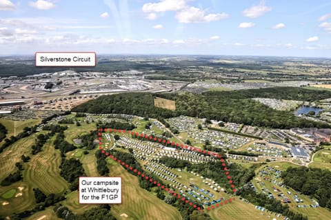 Silverstone Glamping and Pre-Pitched Camping with intentsGP Campground/ 
RV Resort in Aylesbury Vale