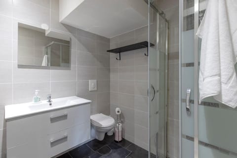 Shower, Toilet, Bathroom, towels