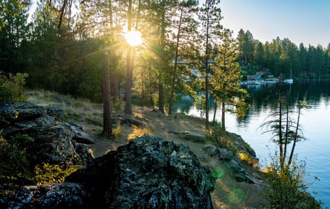 Natural landscape, Lake view, River view