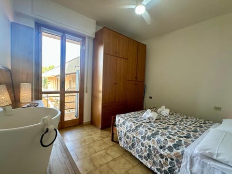 Bed, Photo of the whole room, Bedroom, towels, wardrobe