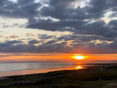 Natural landscape, Beach, Sunset