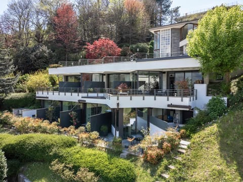 Property building, Spring, View (from property/room), Balcony/Terrace, Garden view