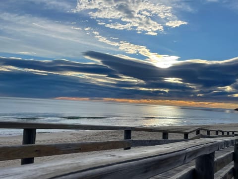 Day, Beach, Sea view, Sunrise