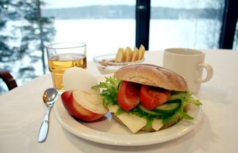 Food close-up, Lake view, Buffet breakfast