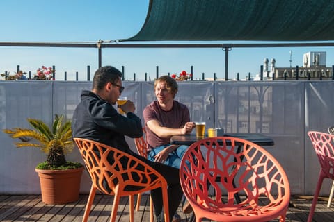 Patio, View (from property/room), Balcony/Terrace, group of guests