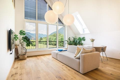 Natural landscape, Living room, Seating area, Mountain view