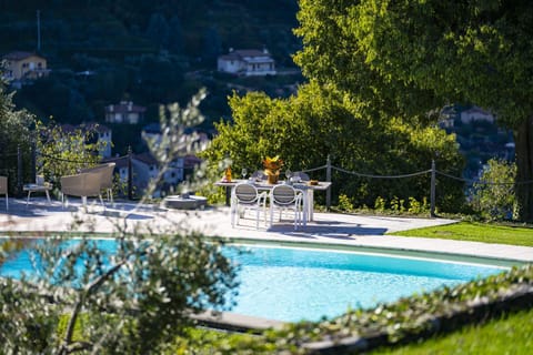 Spring, Natural landscape, Garden, Garden view, Pool view, Swimming pool, sunbed