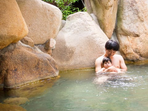 Hot Spring Bath, Open Air Bath, Family