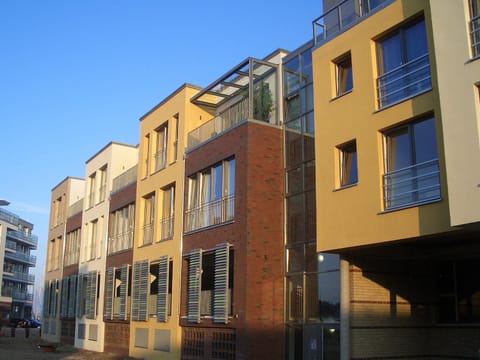 Facade/entrance, Summer, On site, Sunset