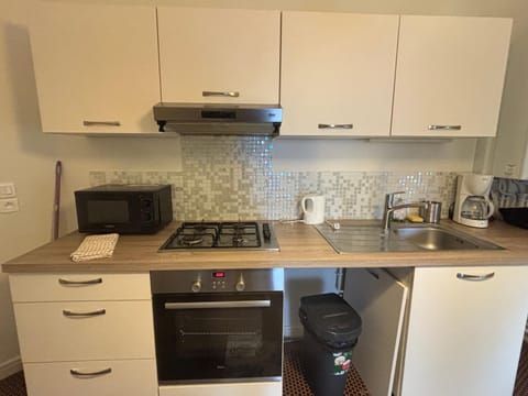 Coffee/tea facilities, oven, stove