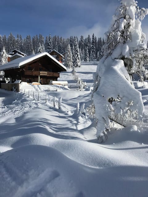 Property building, Winter, On site