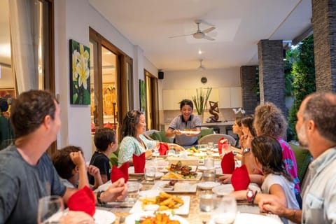 Staff, Dining area, Guests