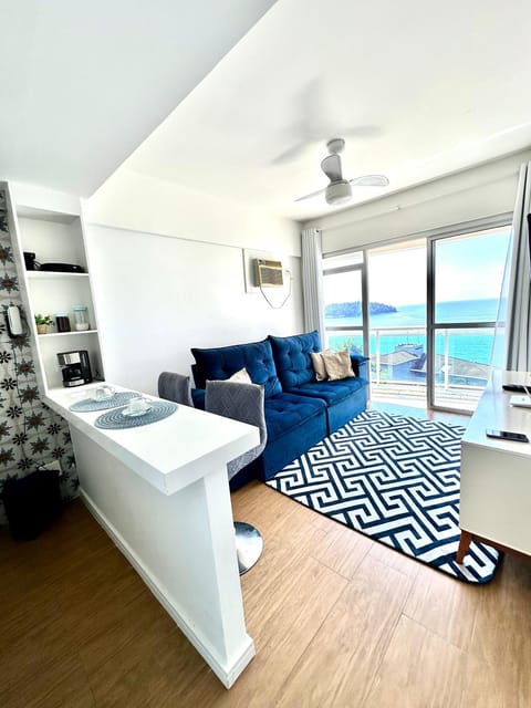 Natural landscape, Living room, Seating area, Sea view, air conditioner