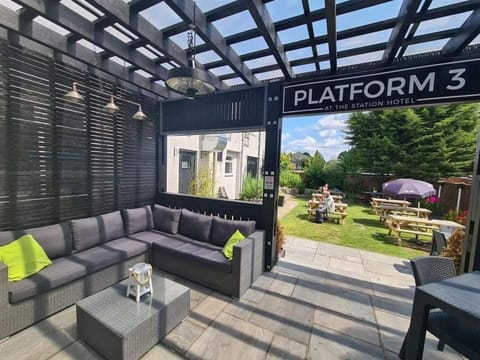 Patio, Garden, Seating area