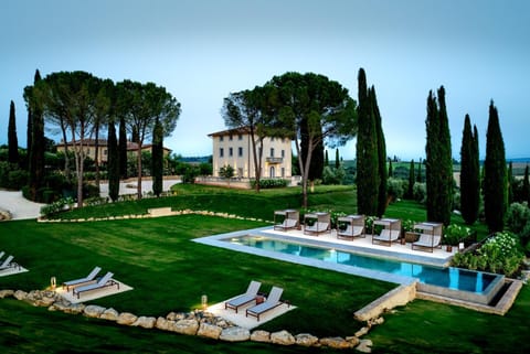 Natural landscape, Garden, Pool view, Swimming pool, sunbed