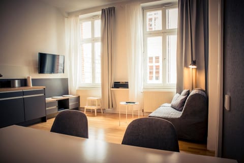 Living room, Seating area, Dining area