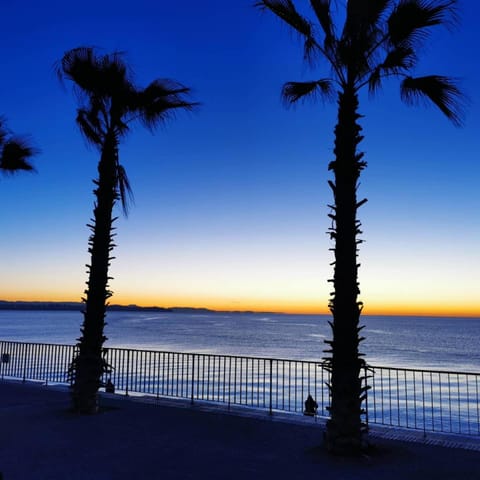 Beach, Sea view, Sunrise