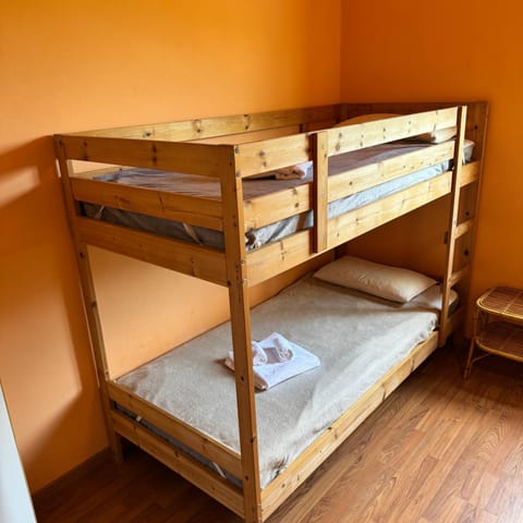Photo of the whole room, bunk bed
