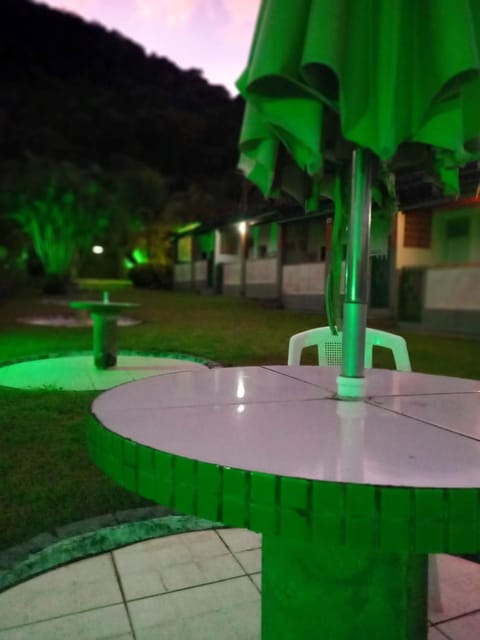 Property building, Night, Natural landscape, Garden, Dining area