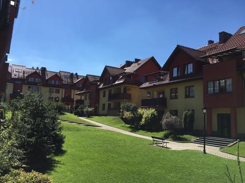 Property building, Garden view