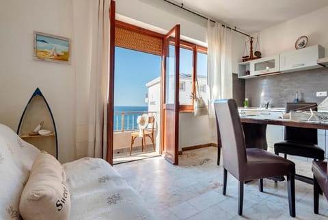 Living room, Seating area, Dining area, Sea view