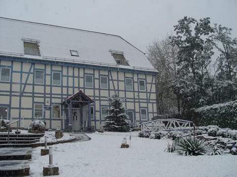 Property building, Day, Winter