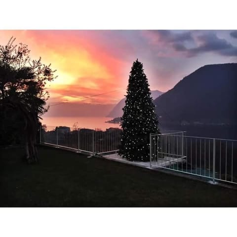 Natural landscape, Garden view, Lake view, Sunset