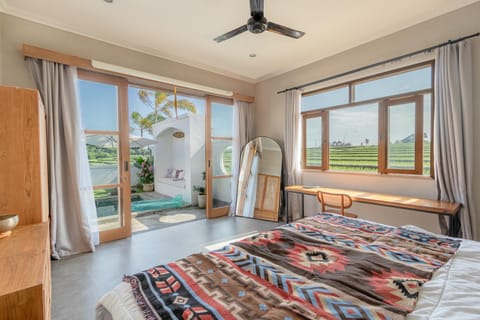 Bed, Natural landscape, Photo of the whole room, Bedroom