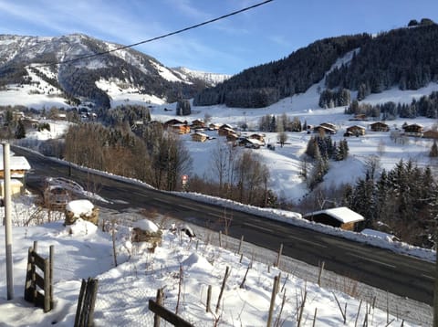 Skiing, Mountain view